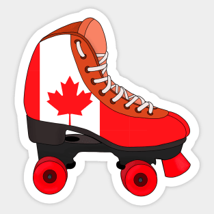 Roller Skating Canada Sticker